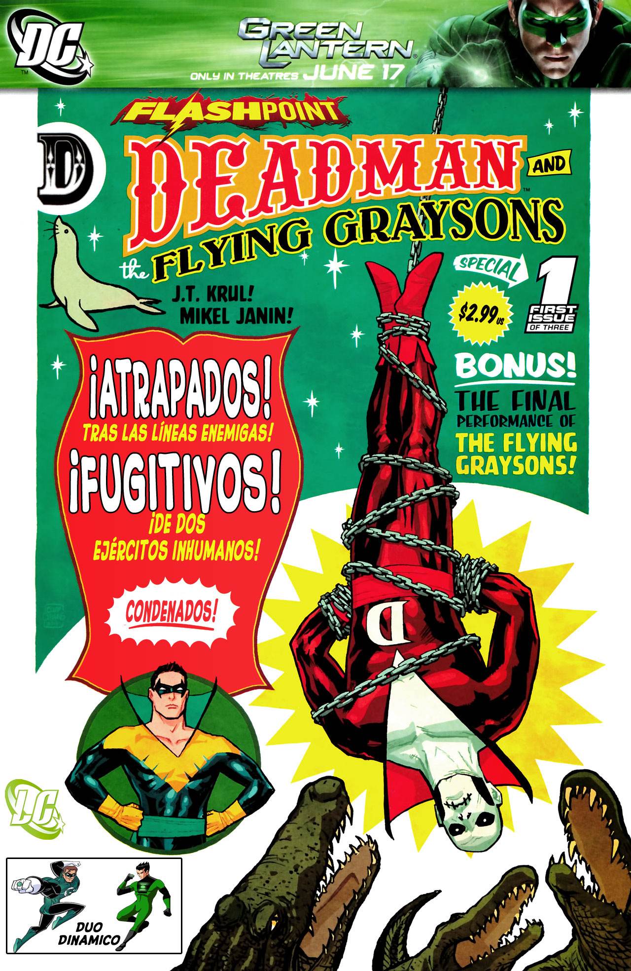Carátula 50 - Flashpoint - Deadman and the Flying Graysons #01.cbz