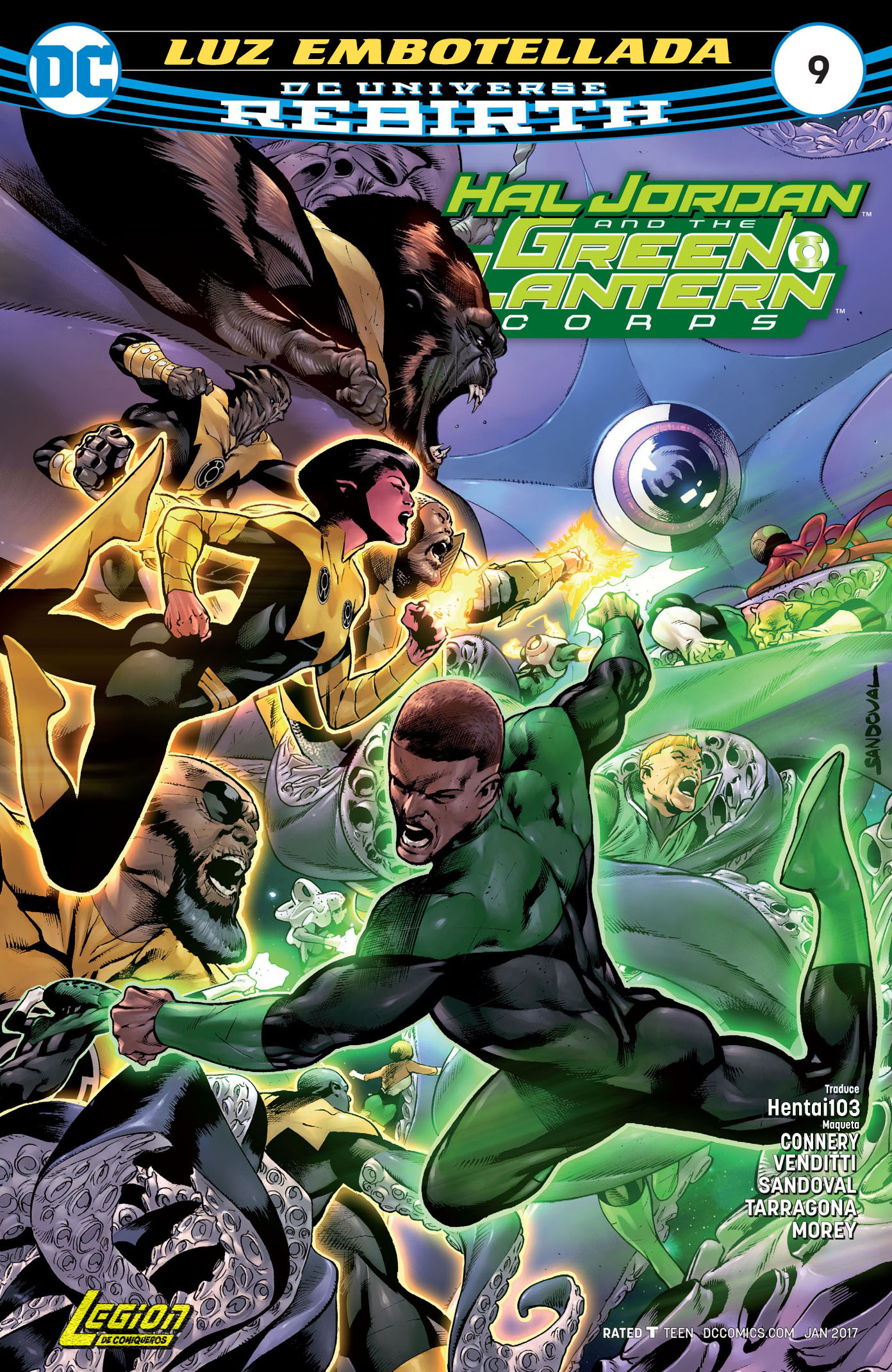 Carátula Hal Jordan and the Green Lantern Corps 09.cbz