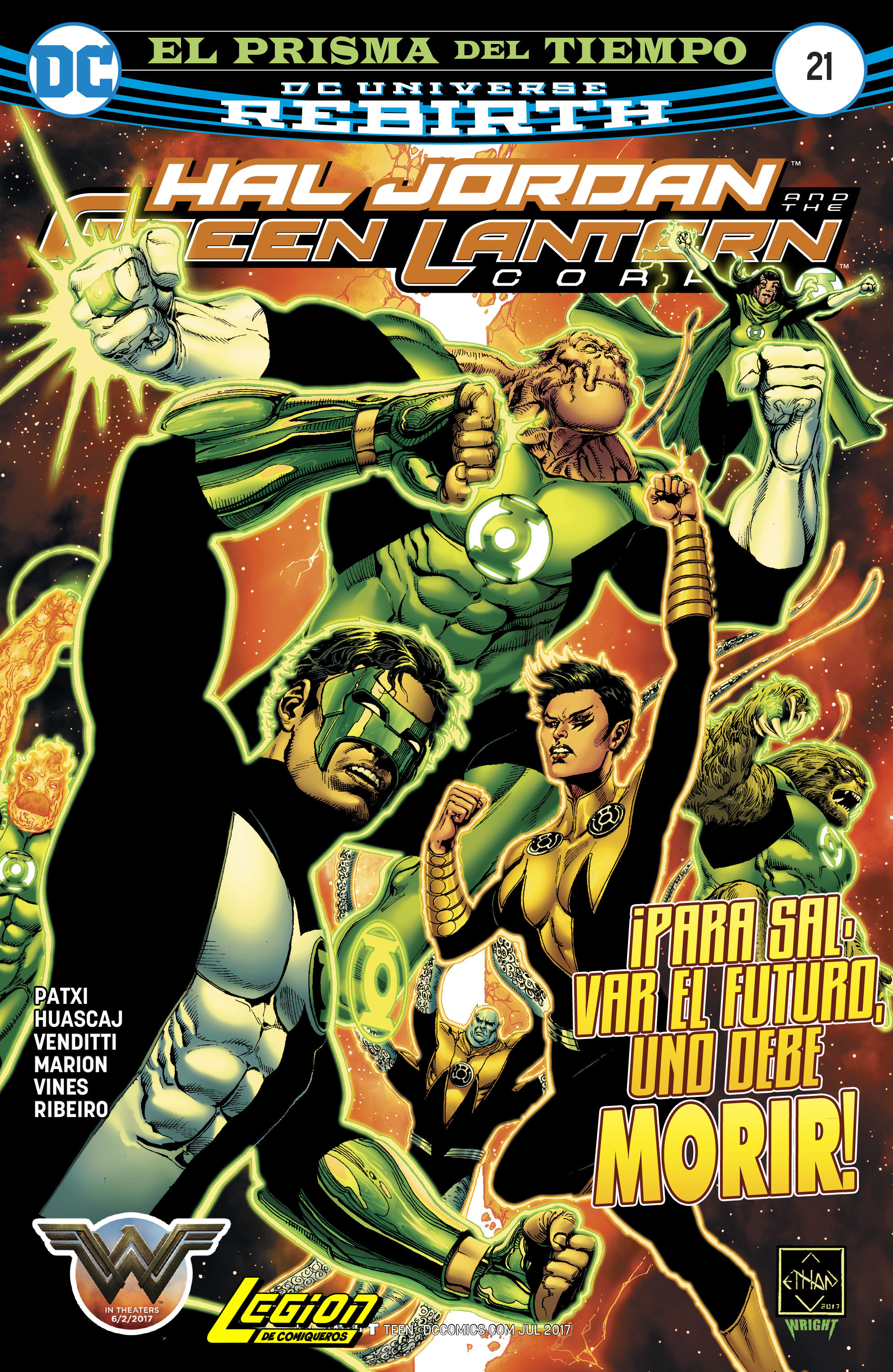 Carátula Hal Jordan and the Green Lantern Corps 21.cbz