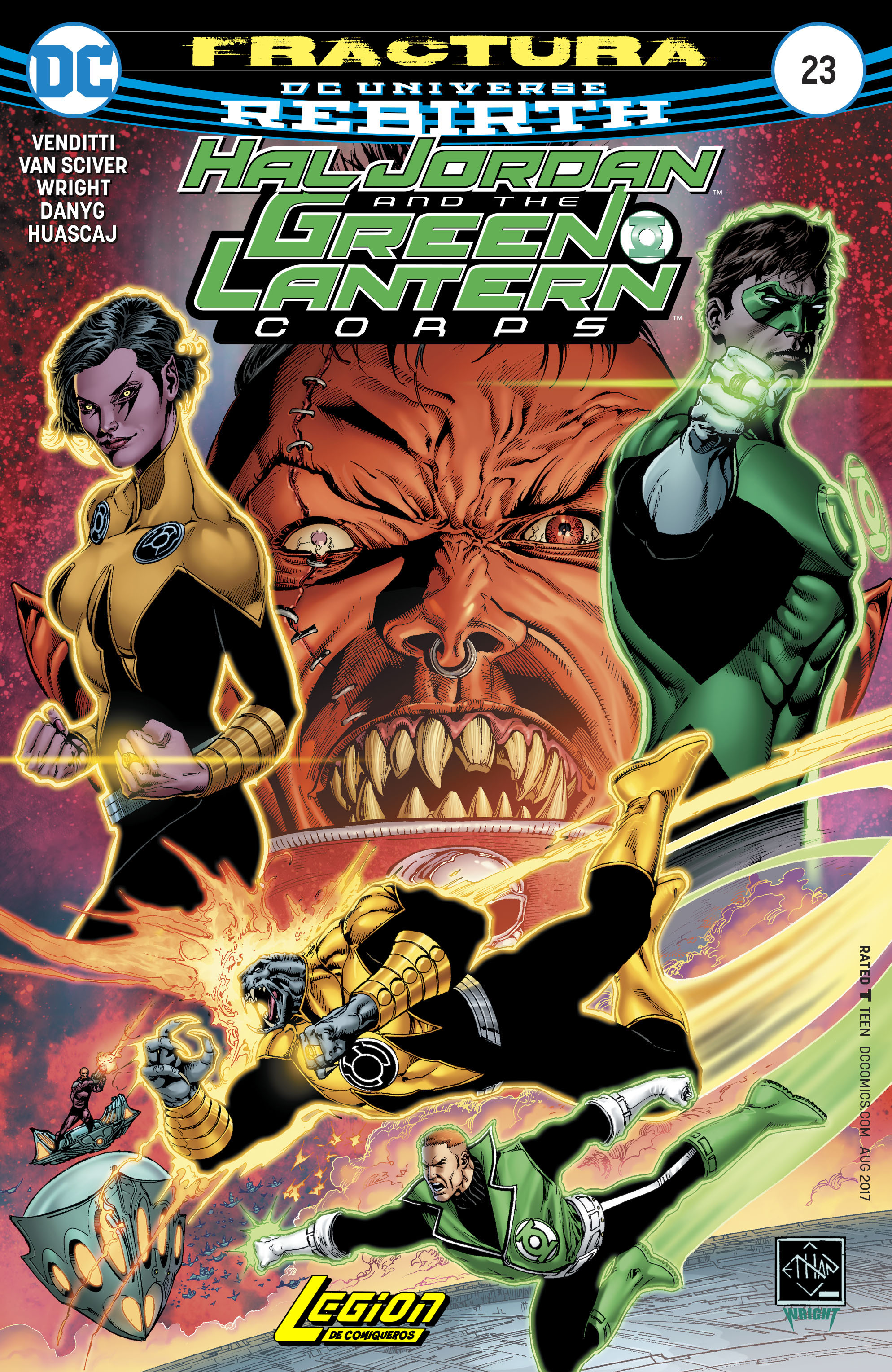 Carátula Hal Jordan and the Green Lantern Corps 23.cbz