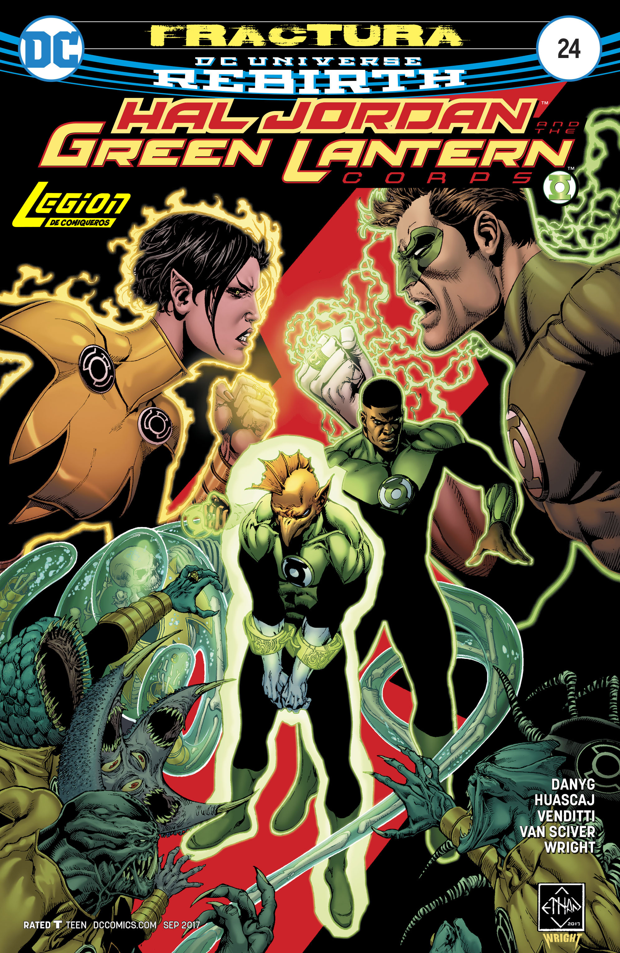 Carátula Hal Jordan and the Green Lantern Corps 24.cbz