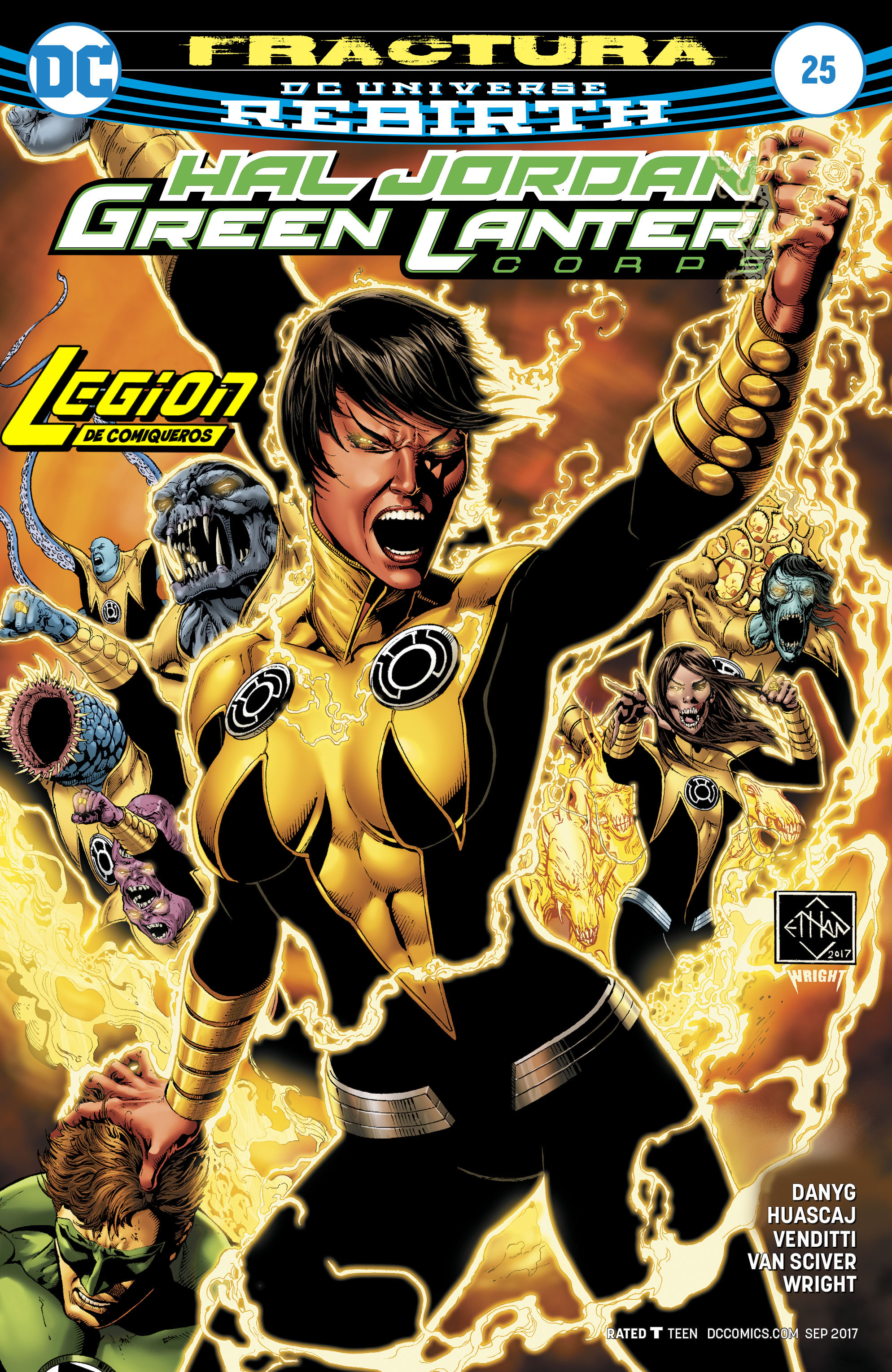 Carátula Hal Jordan and the Green Lantern Corps 25.cbz