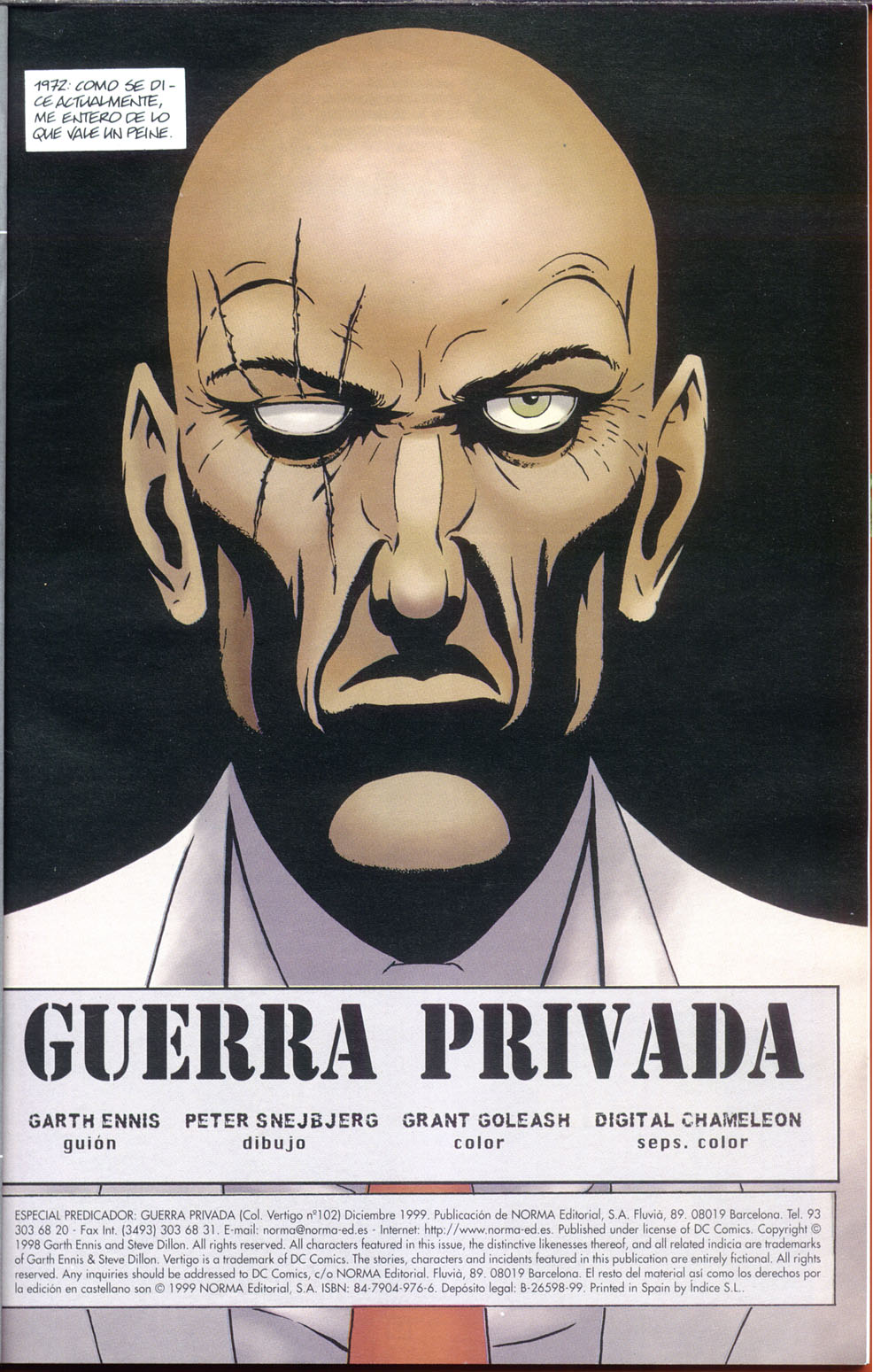 Carátula Predicador - Guerra Privada.cbz