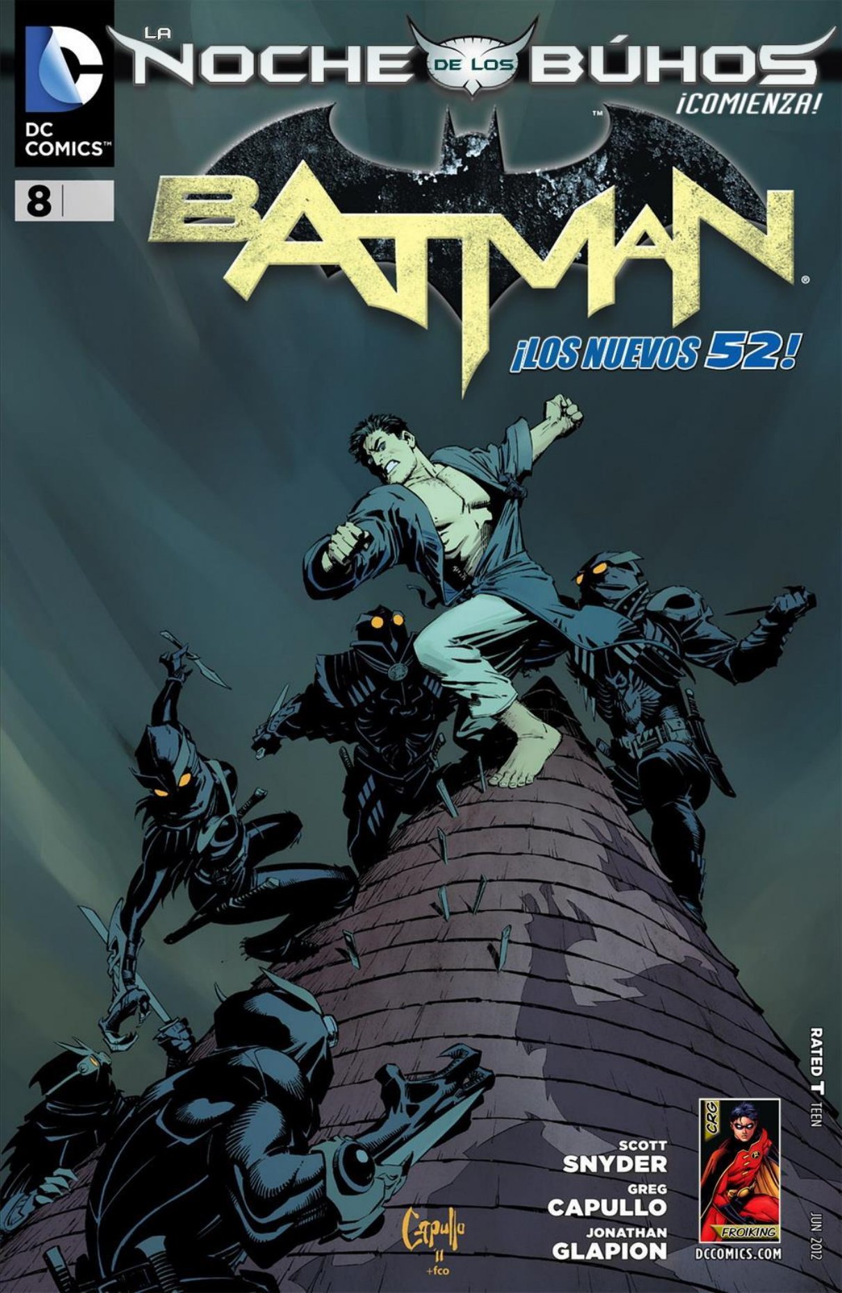 Carátula BATMAN LA NOCHE DE LOS BUHOS