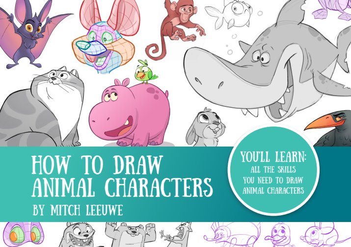 Carátula How To Draw Animal Characters.pdf