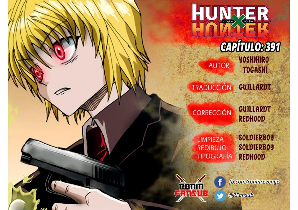 Carátula #Hunter_x_Hunter
Volvió del Hiatus 🤑